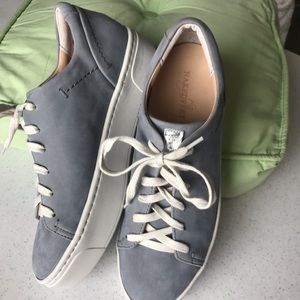 Blue Naked Feet Platform Sneakers